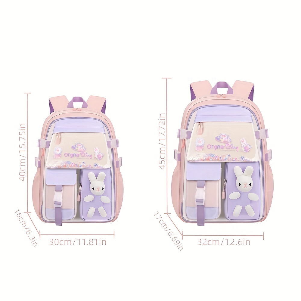 Sac à main fille sac à bandoulière, mignon lapin Sac à bandoulière Slim  paillettes Mini princesse sac cadeau pour les filles 2-10 ans