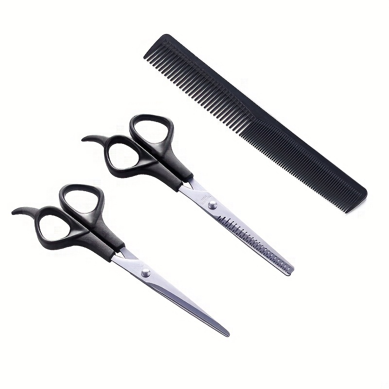 Barber Haircut Set Scissors Thinning Shears Comb