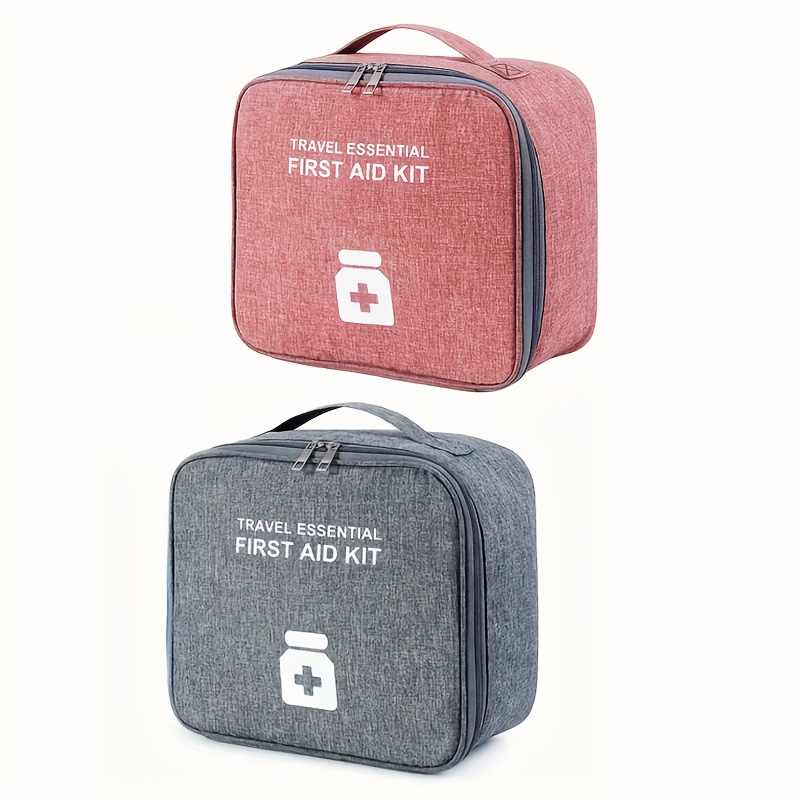 Portable First Aid Kit Large Capacity Medicine Storage Bag - Temu
