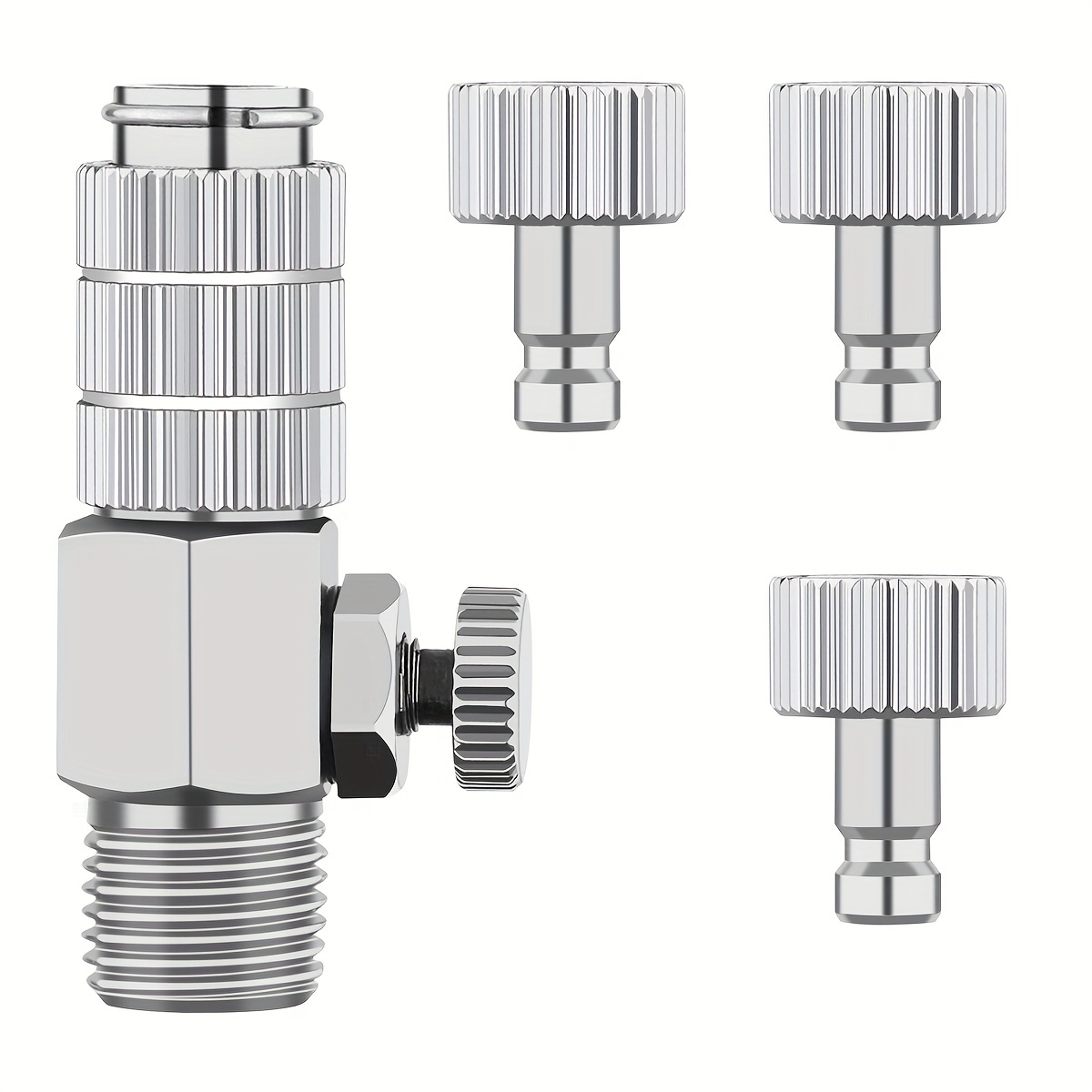 Airbrush Quick Release With Airflow Adjustment Valve - Temu