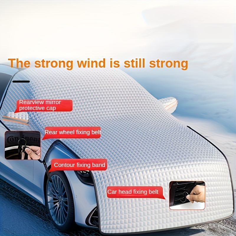 

Car Snow Cover, Snow Cover, Glass Cover, Snow Cover, Winter Antifreeze, Thickened Front Windshield, Extended Sunshade, And Sun Protection