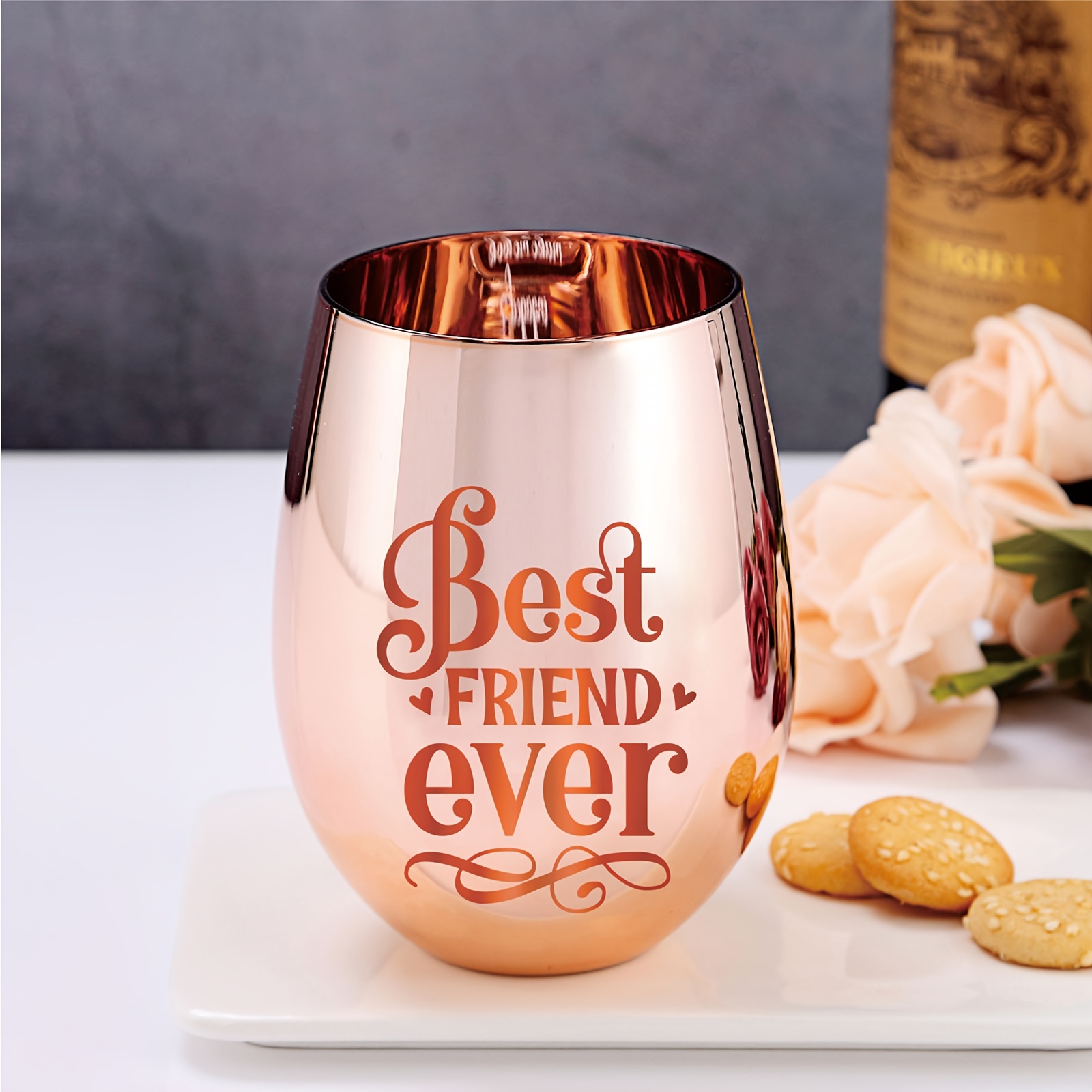  Regalos de cumpleaños para mejores amigas para mujeres,  amistad, divertidos regalos de vaso de vino para amigas y mujeres, regalos  para mejores amigas y mujeres, regalos para su amiga, cestas de 