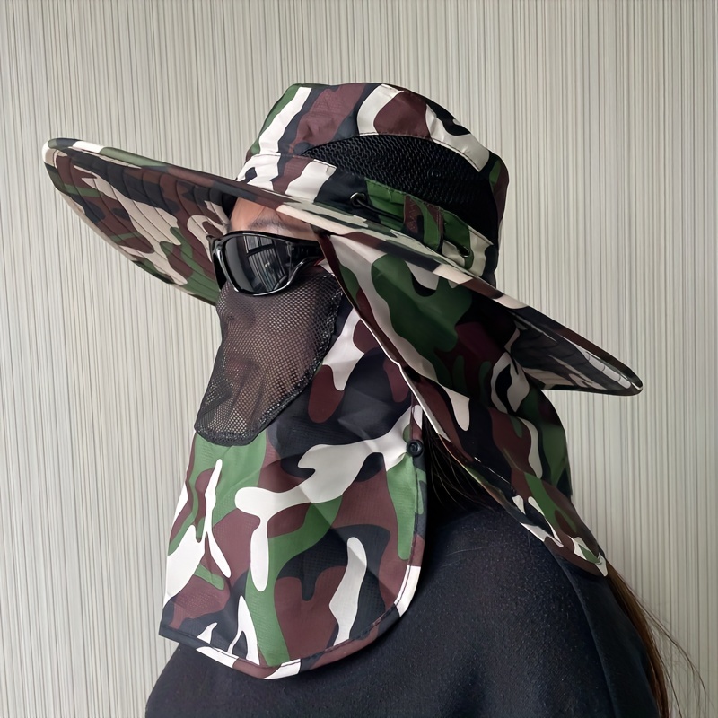 Fashion Summer Outdoor Full Cover Hat Sun Protection Fishing Cap Wide Brim  Wbb13195 - China Hat and Cap price