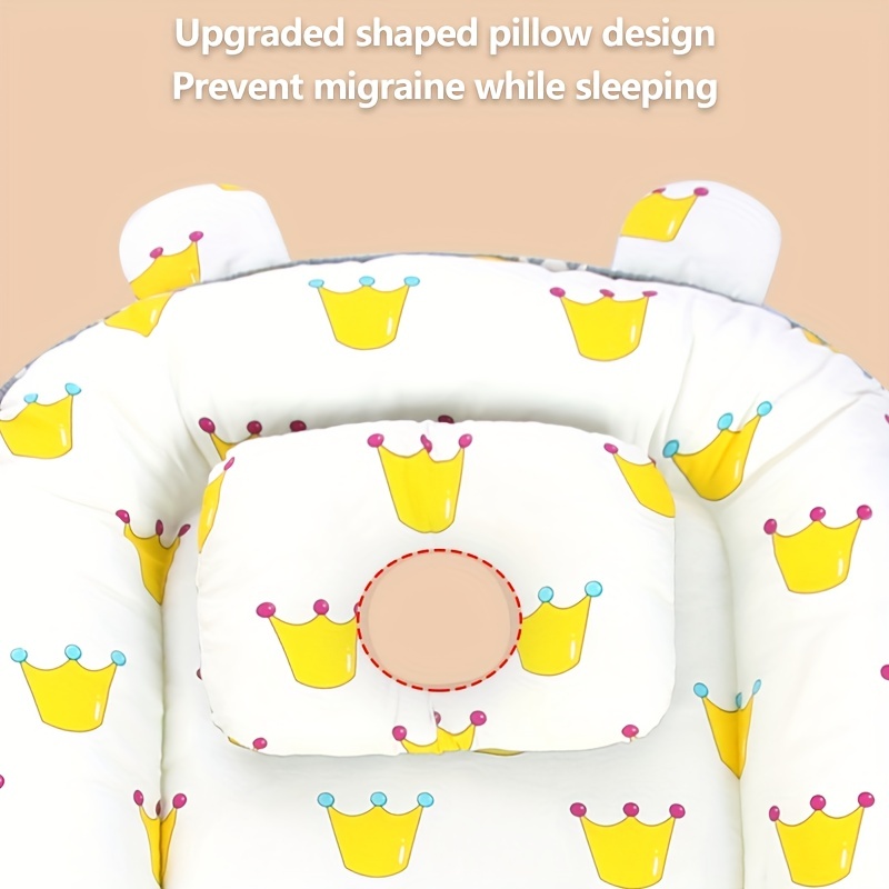 Uterus shaped outlet baby bed