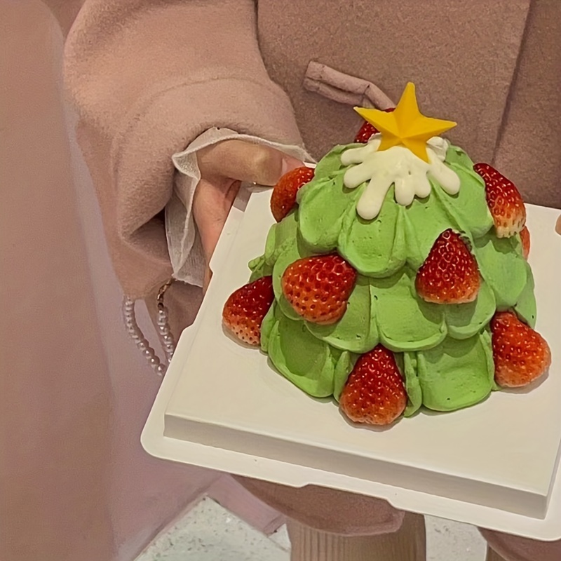 Strawberry Silicone Mold Fruit Cake Baking Decoration Kitchen