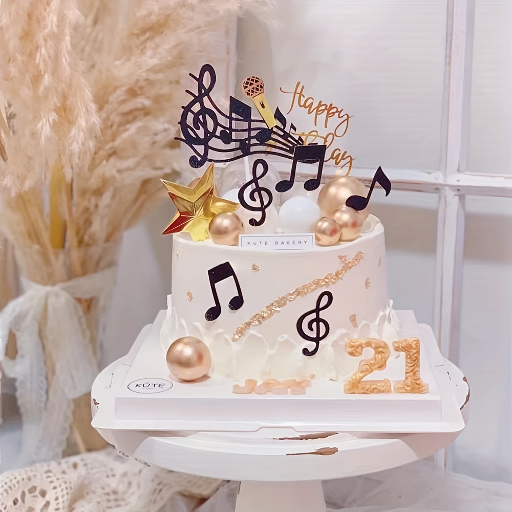 Support à gâteau pour disque vinyle à 2 niveaux, support à gâteau pour  tasse de thé, cadeaux sur le thème de la musique de décoration de mariage,  décor de fête rétro 