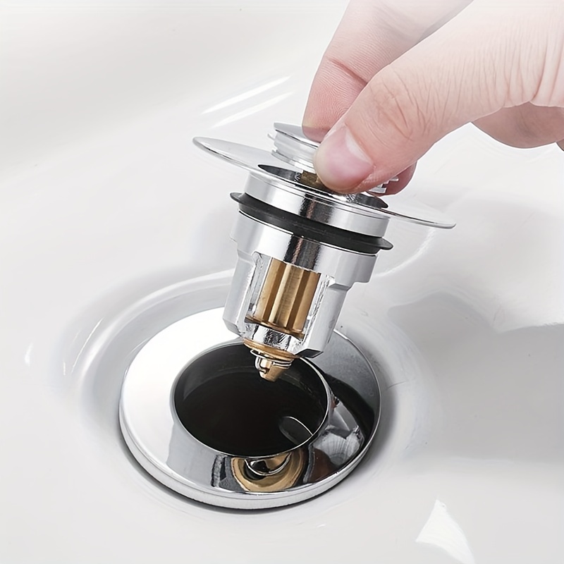 Bounce Brass Anti Clogging Wash Basin Bathroom Sink Stopper With