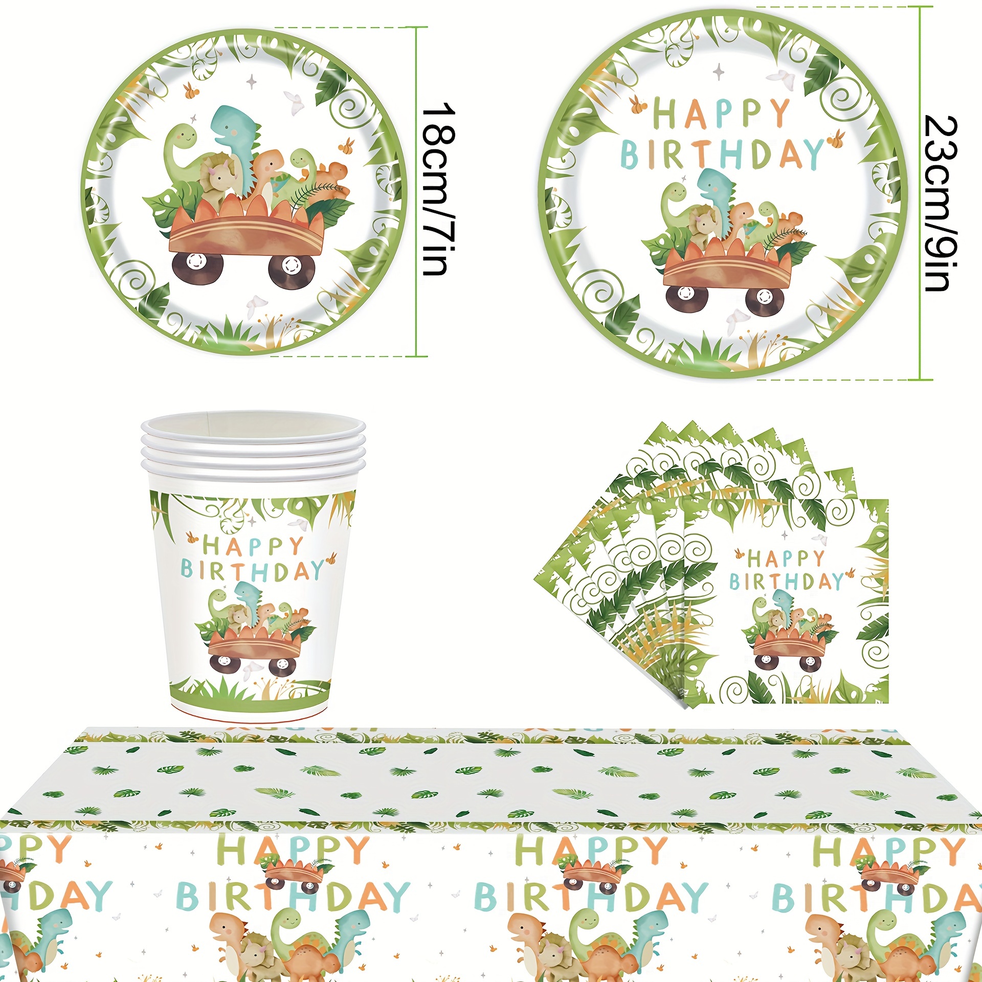 8pcs Paper Jungle Animal Style Cups, Disposable Tableware For Holiday  Birthday Wedding Party Table