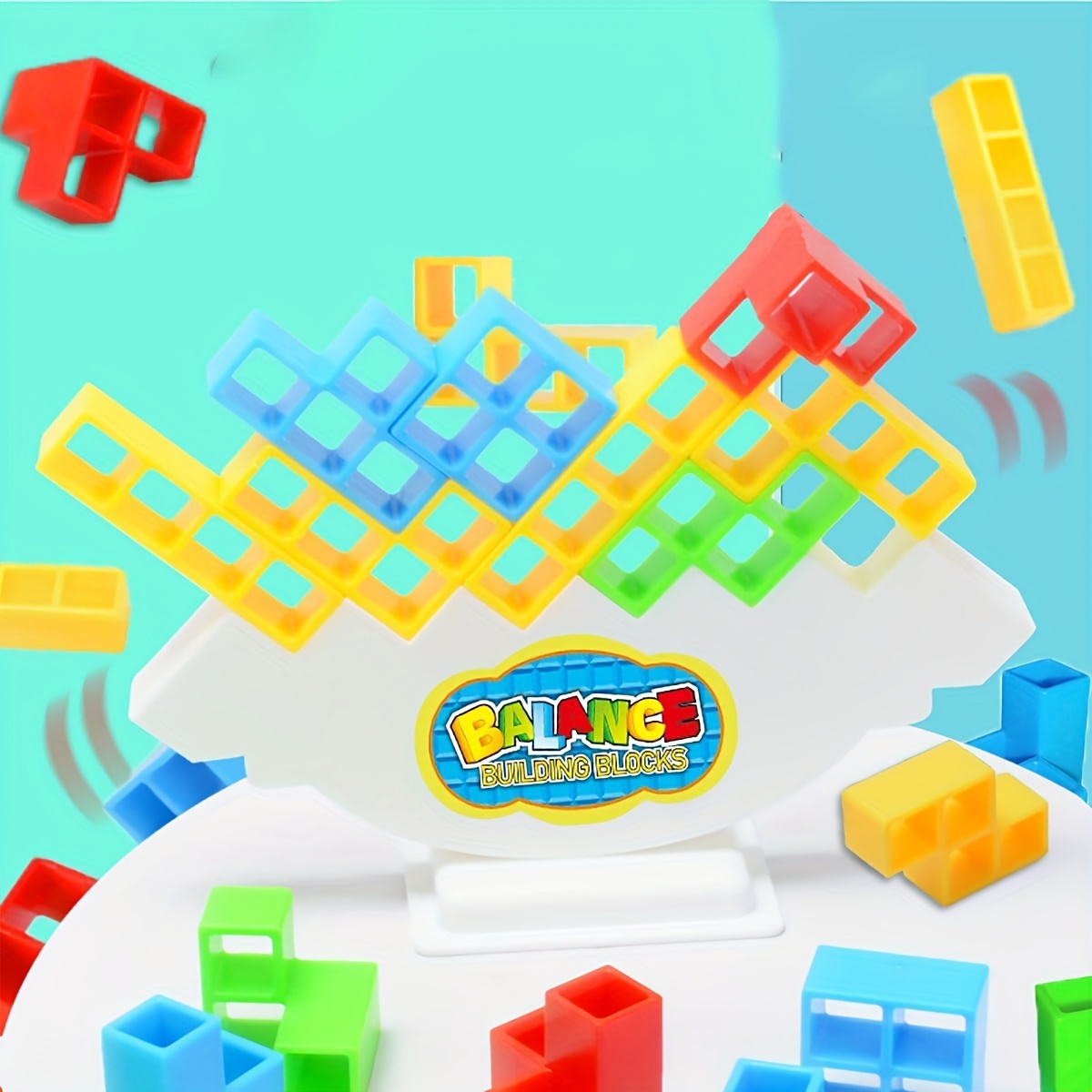 Tetra Tower Balance Stacking Blocks Game high intellectual - Temu