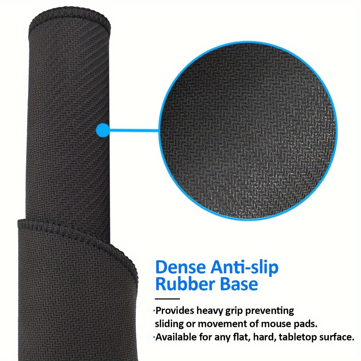 Marble Pattern Round Mouse Pad Non Slip Rubber Base Mousepad