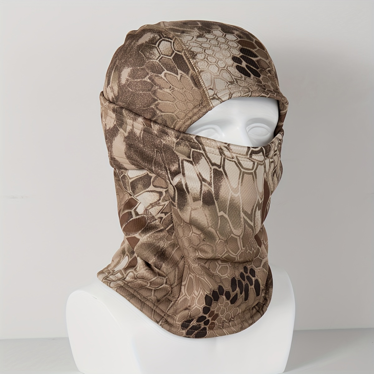 1pc Fall Winter Warm Thickened Face Mask, Tactical Camouflage Military  Mask, Hunting Fishing Mountain Bike Windproof Sports Cap