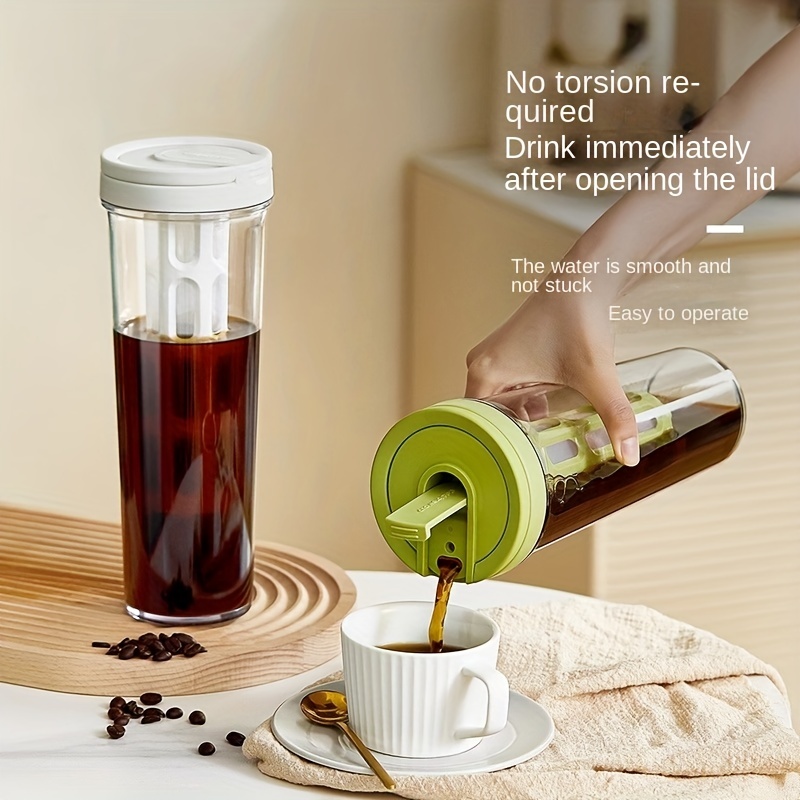 Hand Brew Cold Brewing Pot For Ice Drip Coffee, Juice, And Tea - Sharing Pot  With Filter Glass - Temu