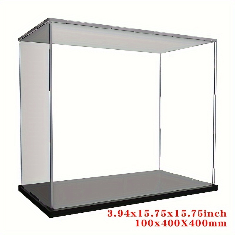 Vitrine en acrylique transparent pour collection, vitrine pour renforcer  les figurines d'action, modèle de jouets, boîte de rangement pour beurre,  support