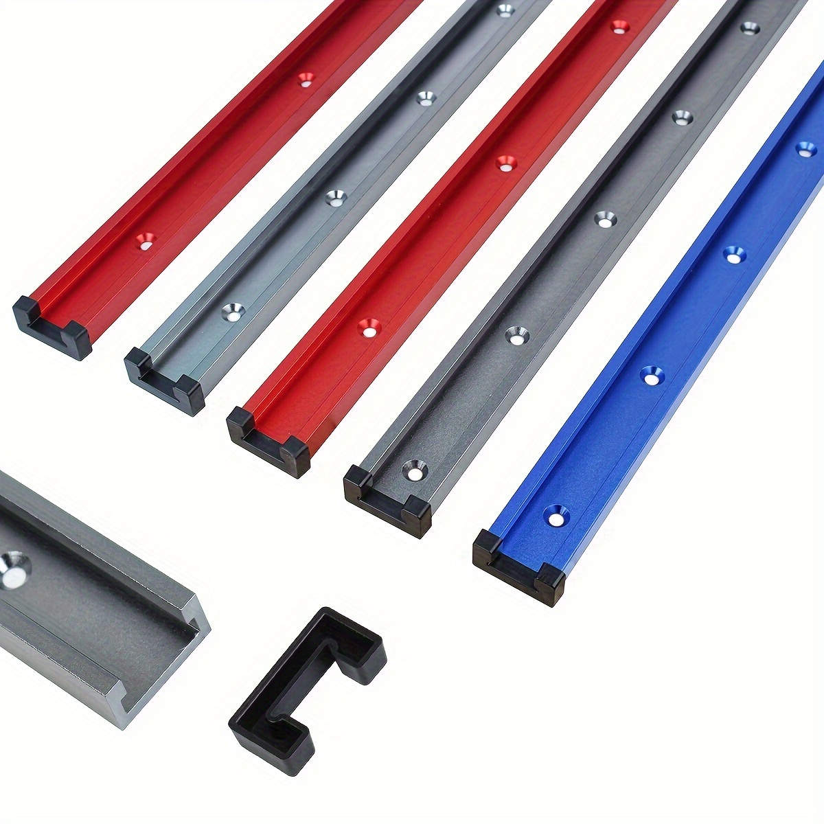 30type Woodworking Chute Slide Limit Guide T slot Aluminum - Temu