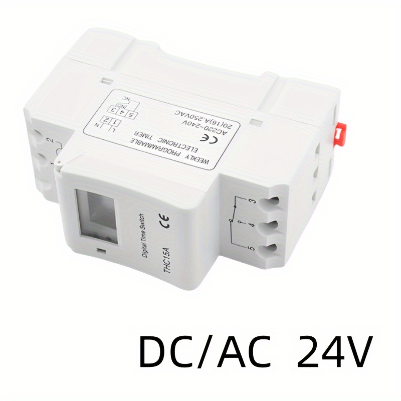 Adjustable Digital Timer Relay 12v/24v Ac 110v 220v - Temu