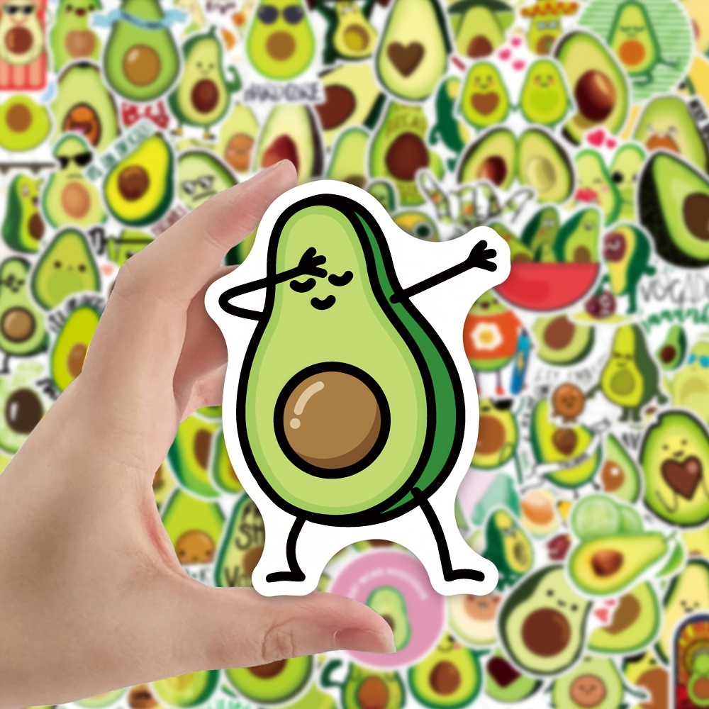 Guacamole the Avocado Cow- Cute Kawaii Vinyl Sticker | Laptop Sticker |  Water bottle Sticker | Waterproof Sticker Decal | Gift