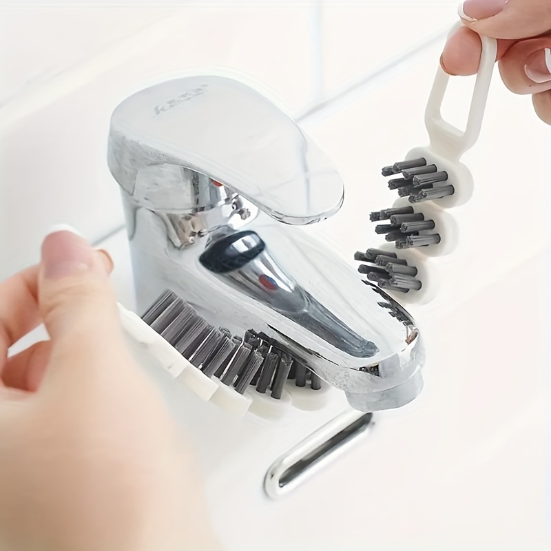 Bendable Cleaning Brush Kitchen Bathroom Faucet Wall Corner - Temu