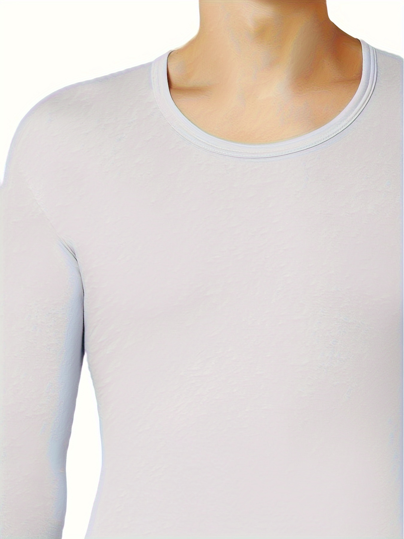 Knitted Thermal Set with Scoop-Neck