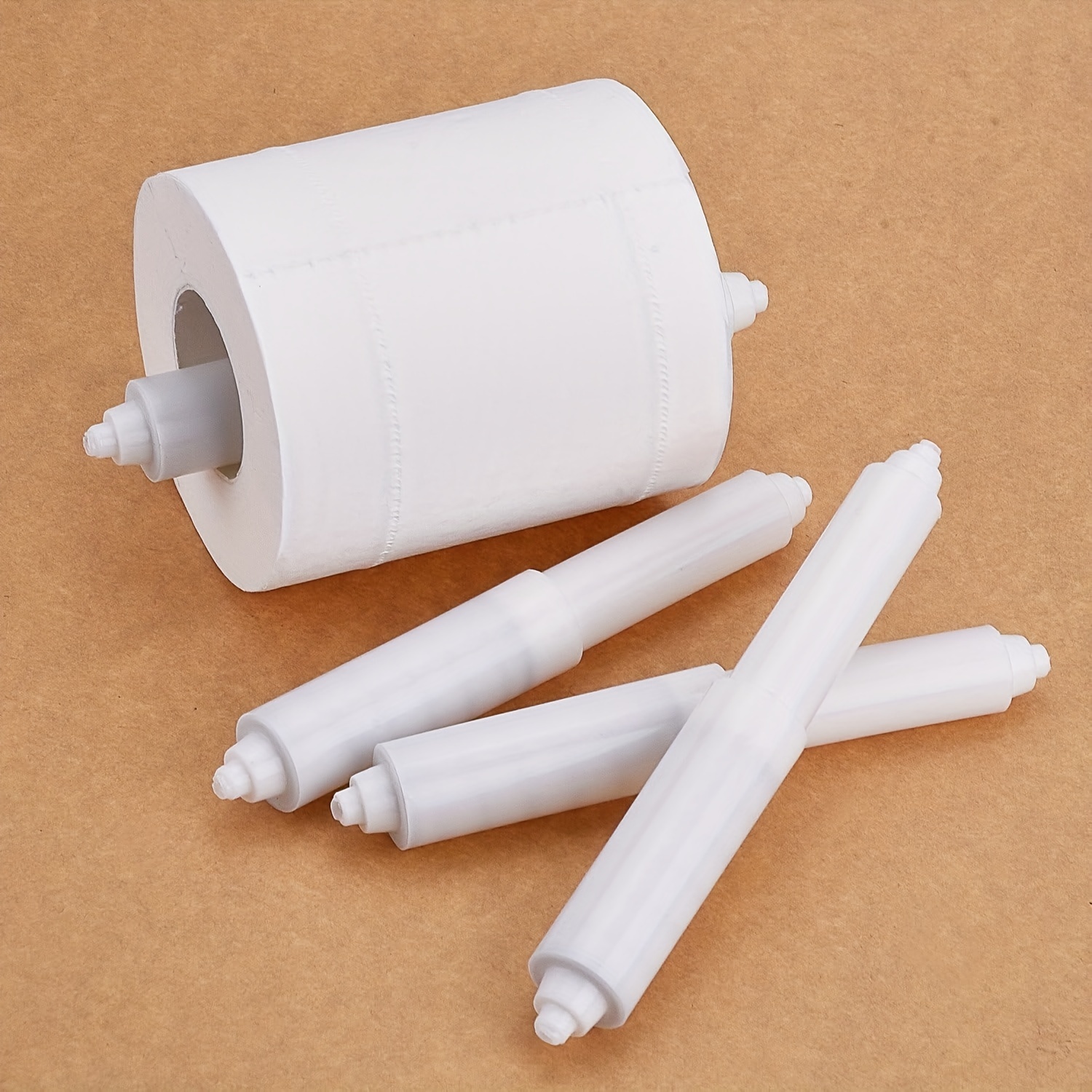 4 Pcs Rubber Roller Resolution for Cricut Maker and 4 Pcs Rubber Roller Replacement, Keep Rubber in Place with Retaining Rings Keep Rubber from