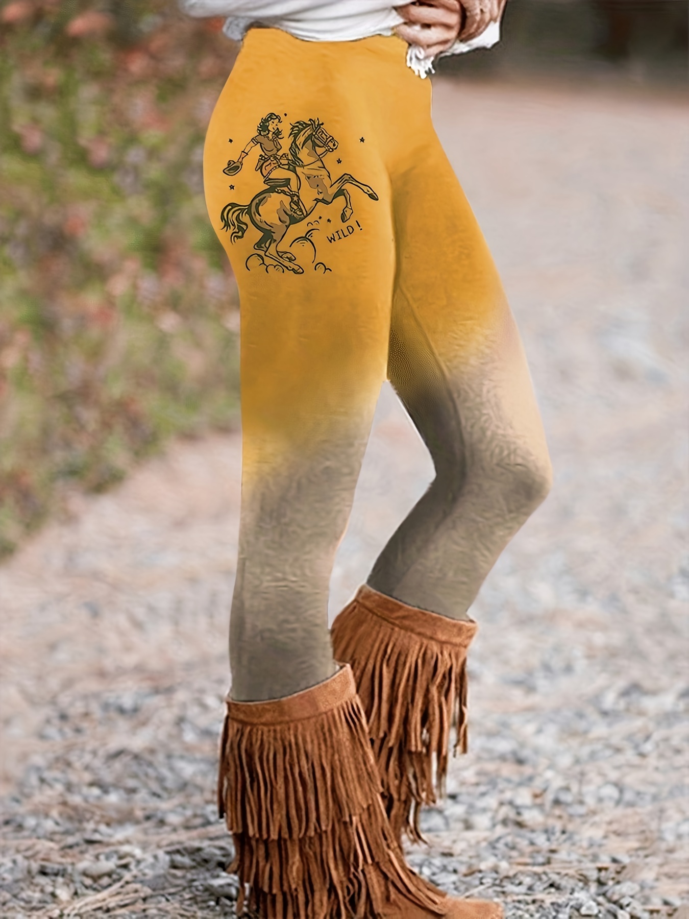 Mandala Print Skinny Capris Leggings Casual Crop Leggings - Temu