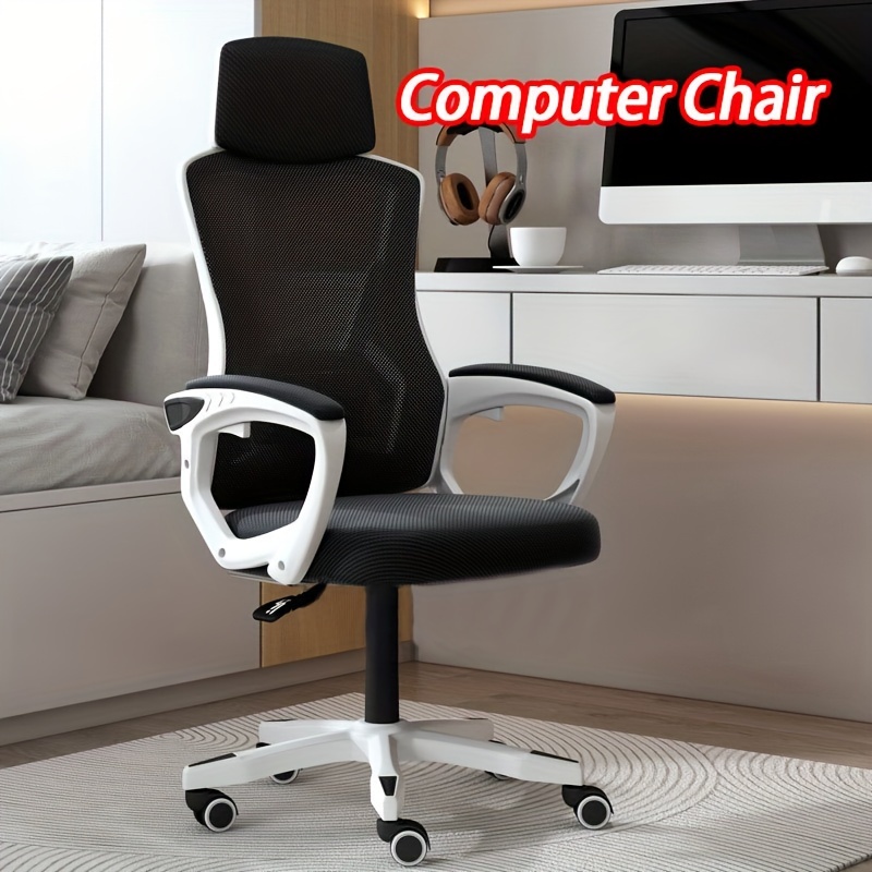 Home Office Chair Ergonomic Desk Chair Comfortable Fabric - Temu