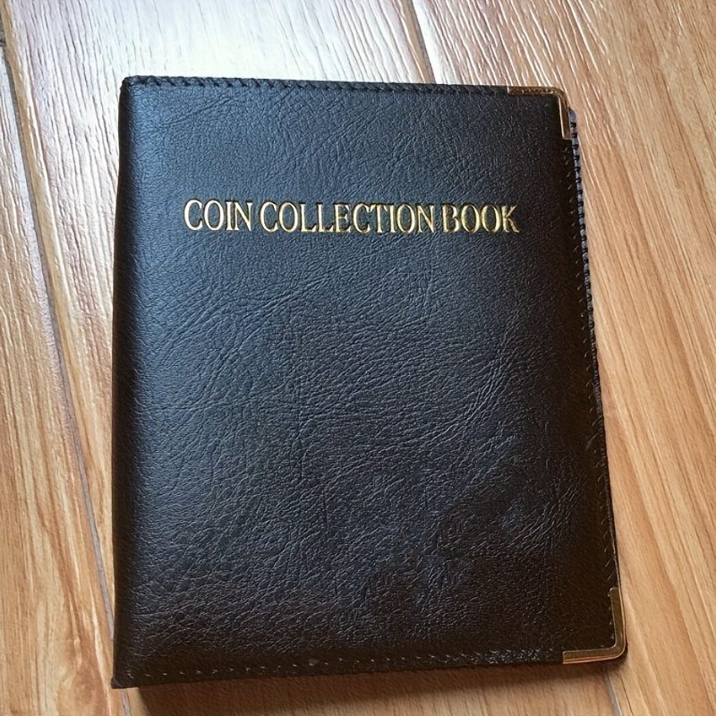 Coin Collection Book Holder for Collectors, 260 Pockets Coins Collecting  Album with Zipper and Handle. Coin Display Storage Case