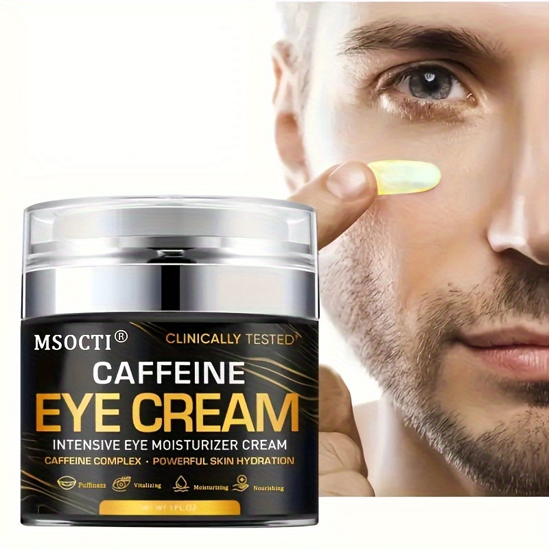 

1 Fl.oz Caffeine Eye Cream With Niacinamide - Moisturizing And Rejuvenating Eye Skin, Day And Night Formula For Men And Women - Ideal For Daily Use