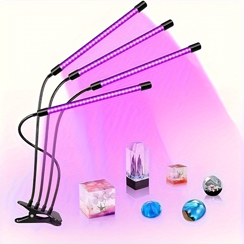 LED Grow Light Waterproof Succulent Growing Light Clip-On USB UV