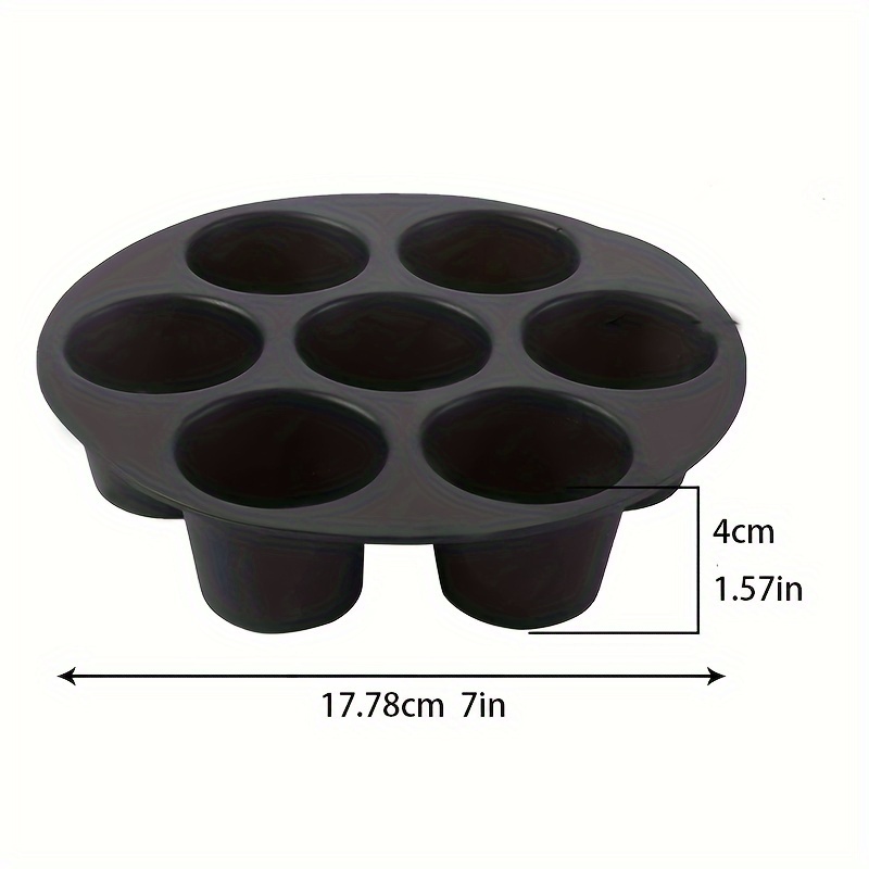 1pc 7 Cavità Silicone Friggitrice Aria Padelle Muffin - Temu Italy