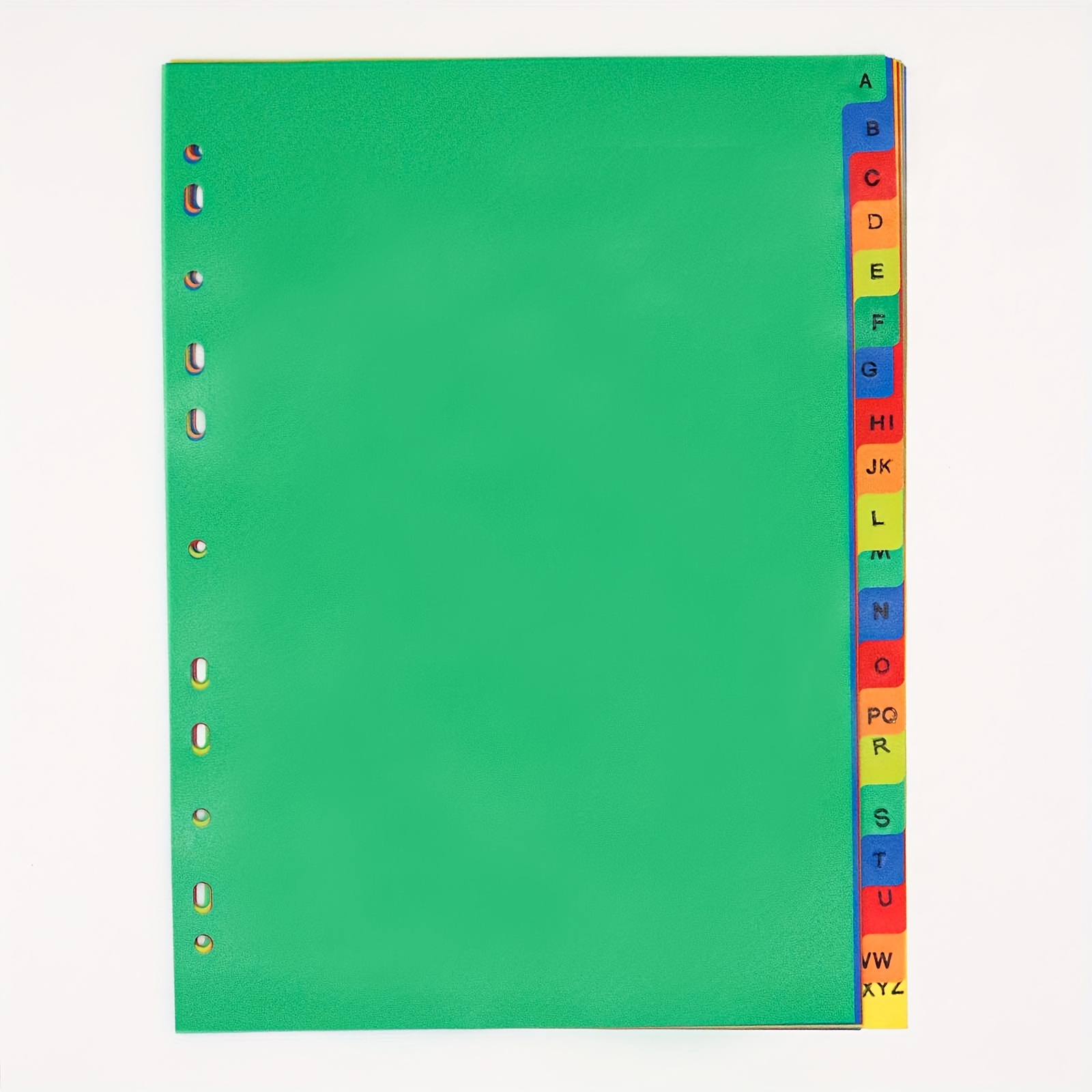 

21pcs Multicolor Binder Dividers - Perfect Fit For 2/3/4/11 Ring Binders - Letter Size (8.2x11.6 Inch)