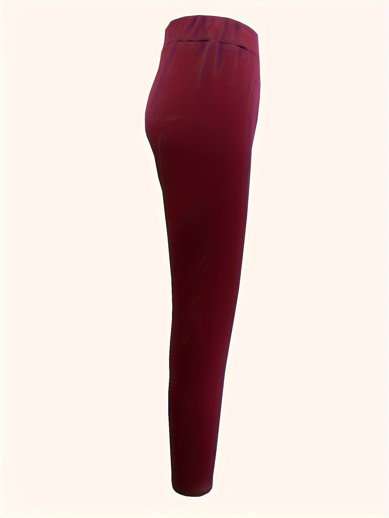 Sports Leggings Women's Plus Solid Fleece Yoga Leggings
