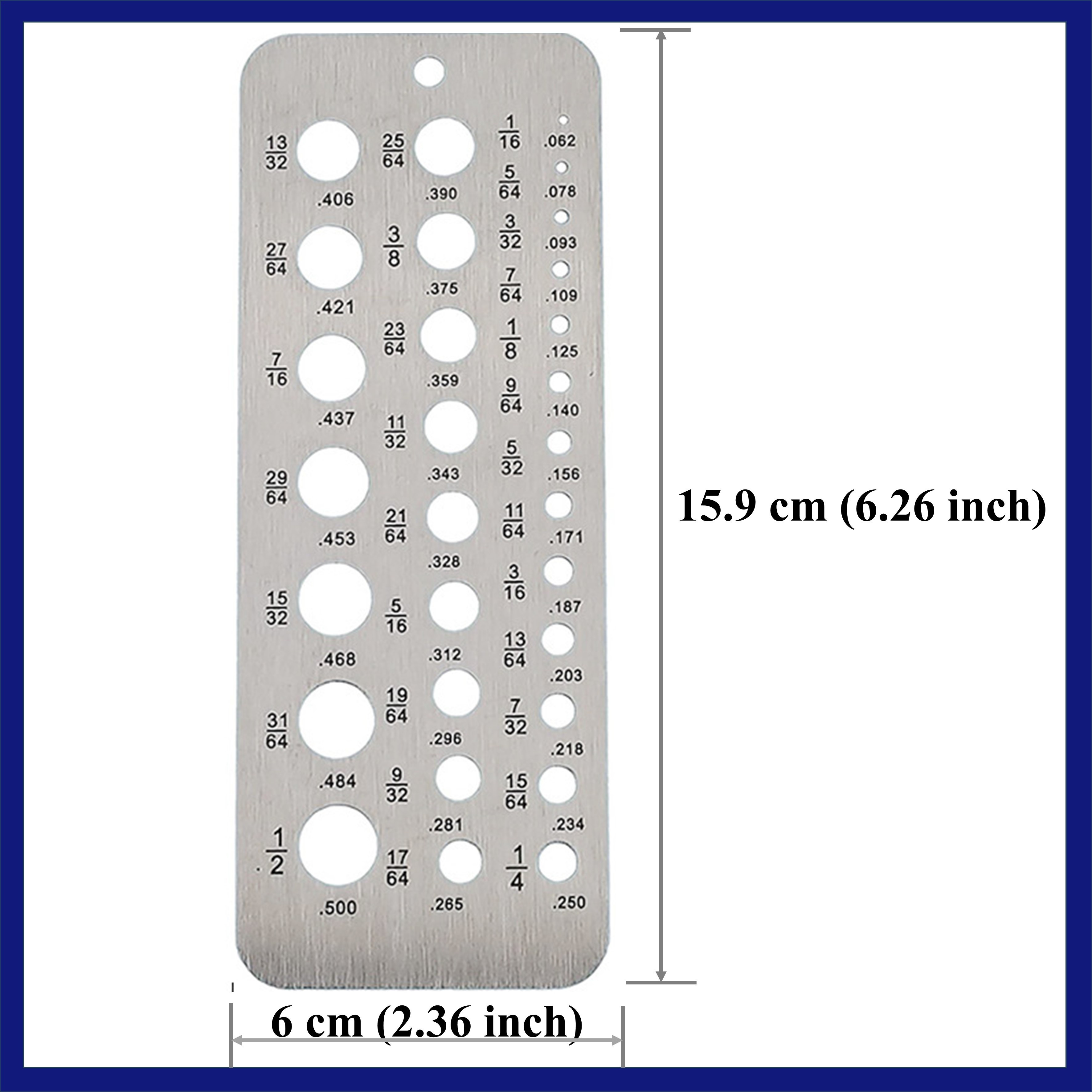 Stainless Steel Drill Gauges Drill Bit 29 Holes Standard Temu