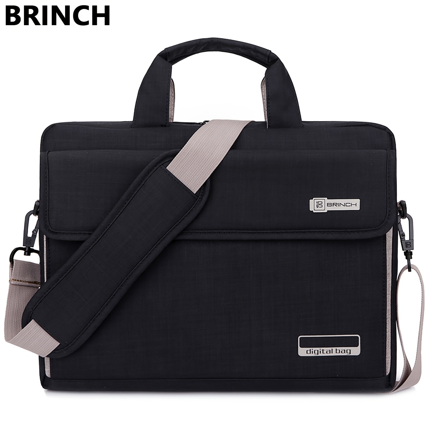 BRINCH Laptop Bag With Shoulder And Luggage Straps - Shop Now Free Shipping & Returns!