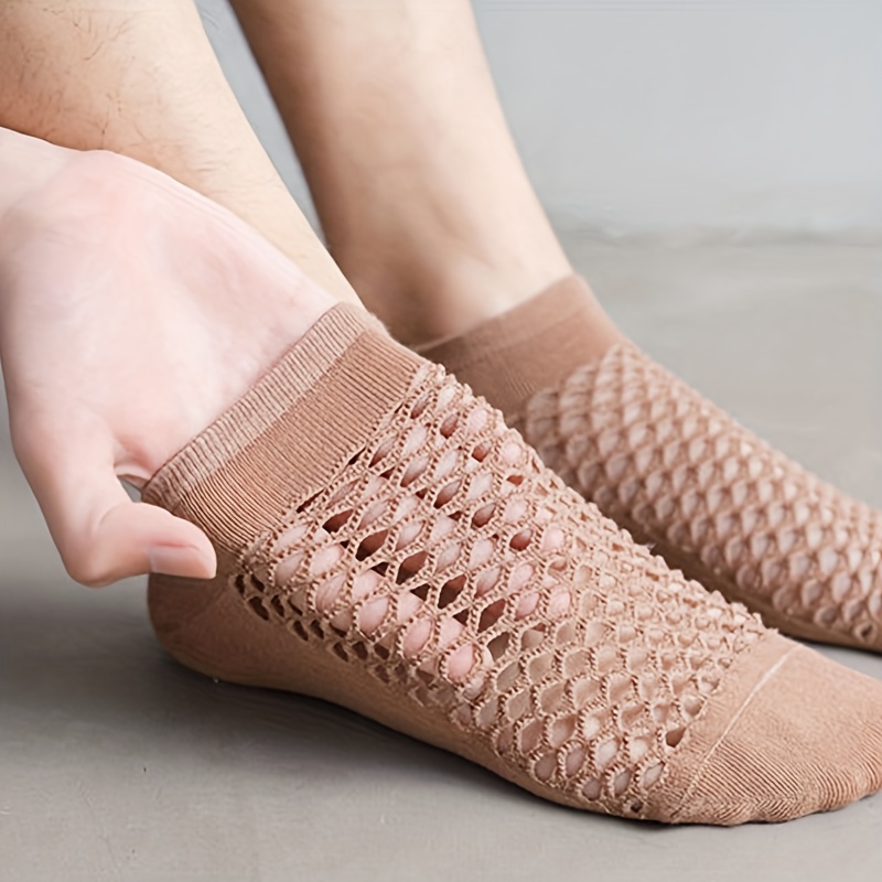 Unisex Mesh Low Cut Socks Summer Comfortable Breathable Soft - Temu
