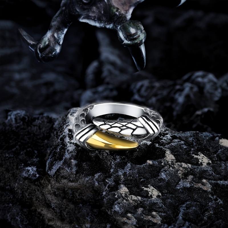 retro dragon claw ring mens trendy personality Temu