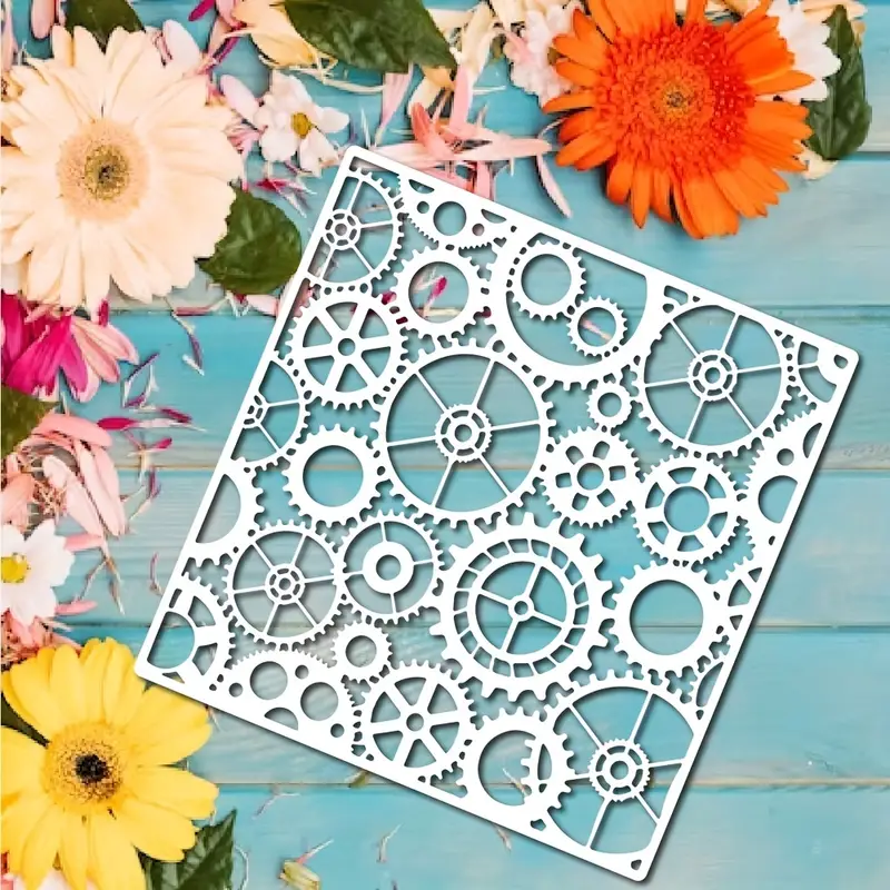 Cogs And Gears Painting Stencil, Reusable Diy Art And Craft Stencils, Clock  Gear Stencil Template For Painting On Wood, Canvas, Paper, Fabric, Floor,  Wall And Tile Home Decor - Temu Switzerland