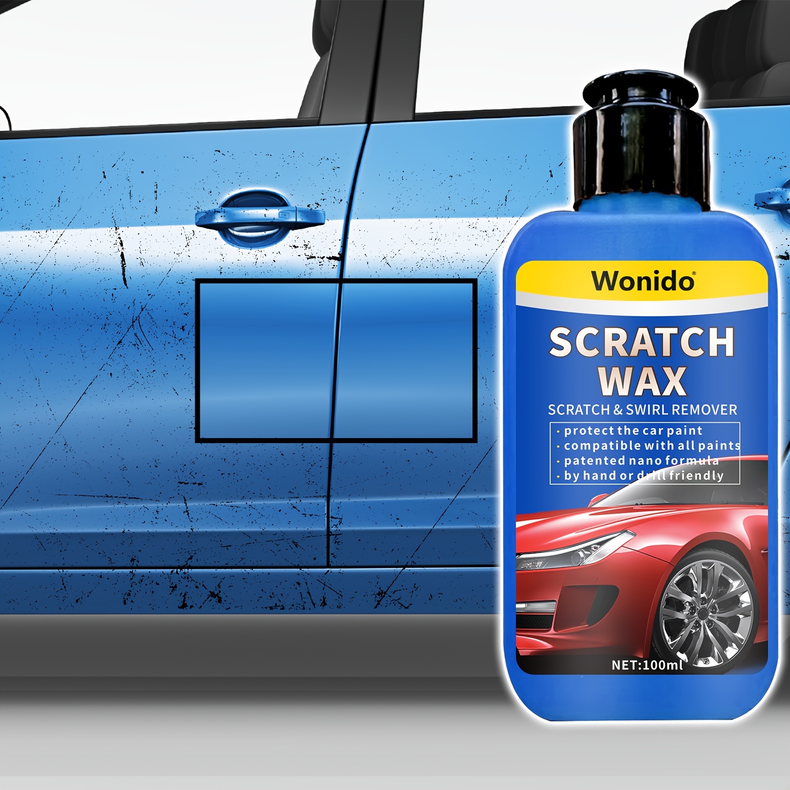180G Black Car Wax Durable Quick-effect Car Paint, Decontamination And  Brightening Scratch-resistant Black Maintenance Wax, Maintenance Supplies