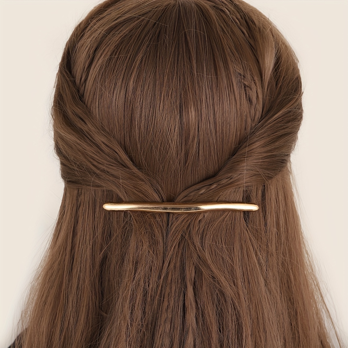 Sleek Metal Hair Clip Solid Duck Billed Clip Hair Accessories