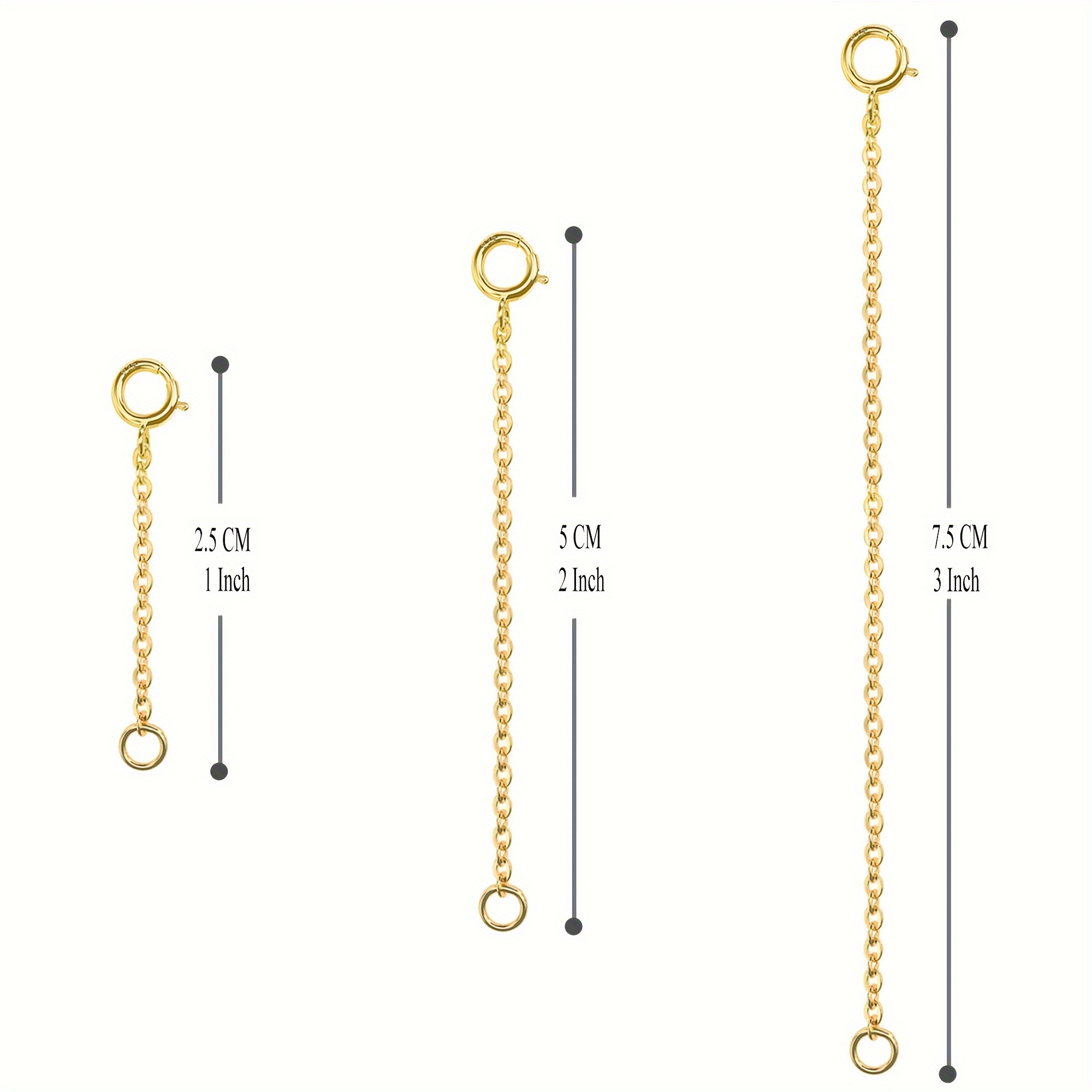 Anklet extender clearance gold