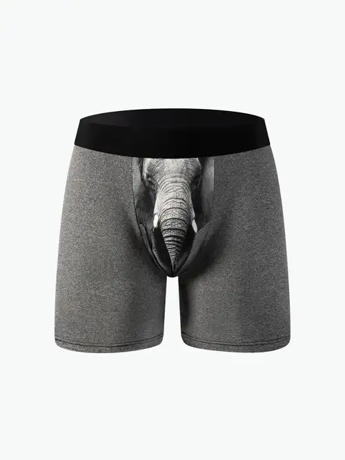 FFFG - Calzoncillos tipo calzones para hombre, diseño de elefante, sexy,  liso, ropa interior pura y transpirable : : Ropa, Zapatos y