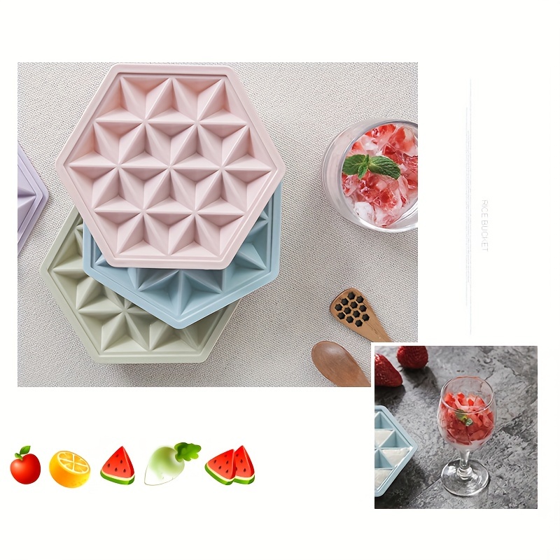 1pc 24 Grids Silicone Ice Lattice Mold, Household DIY Ice Making Tool