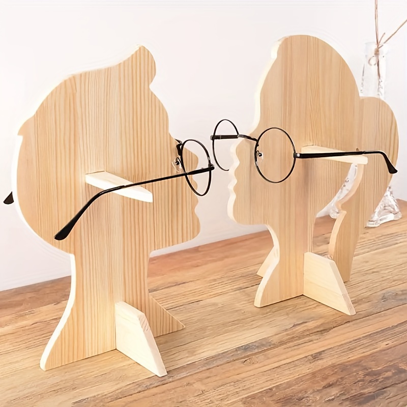 Massivholz Brillenständer Sonnenbrillen Organizer Display Regal