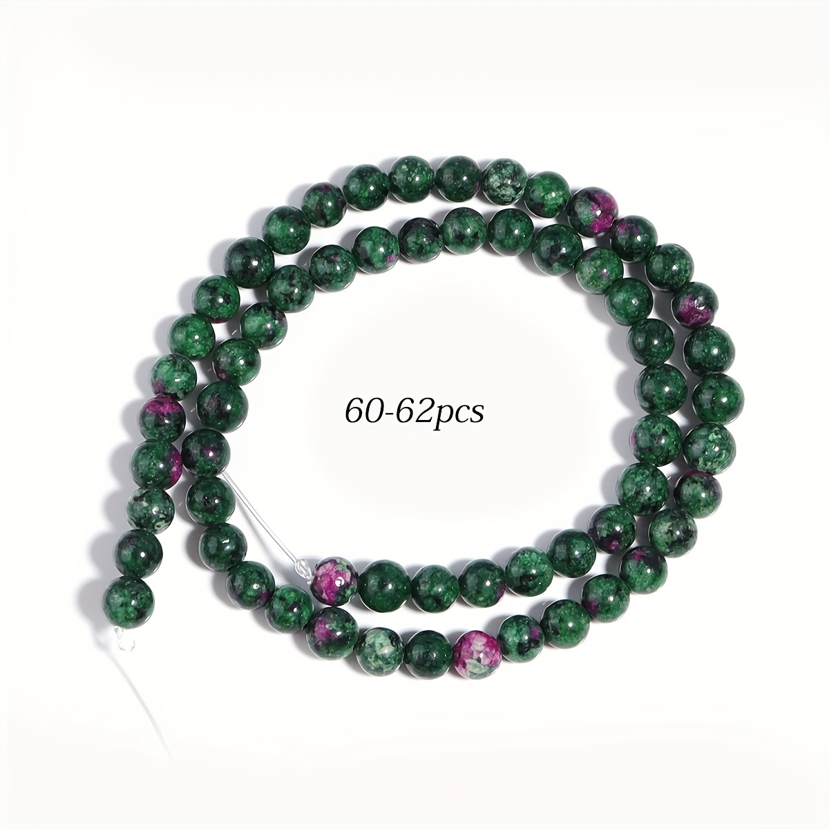 1 Strand Zoisite Stone Beads Smooth Round Loose Gemstones Beads For Jewelry Making Diy Bracelet Necklace 15''strand 6 8 10mm