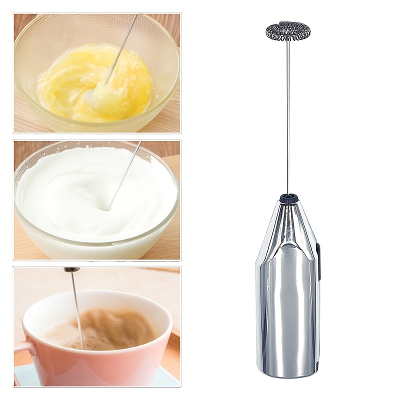 Multifunctional Coffee Milk Frother, Frother, Household Milk Frother  Machine, Mini Electric Mixing Stick, Mixer, Handheld Egg Whisk, Automatic  Mixer, Milk Frother, Coffee Mixing Stick, Frother For Latte, Coffee,  Cappuccino, Chocolate Milk 