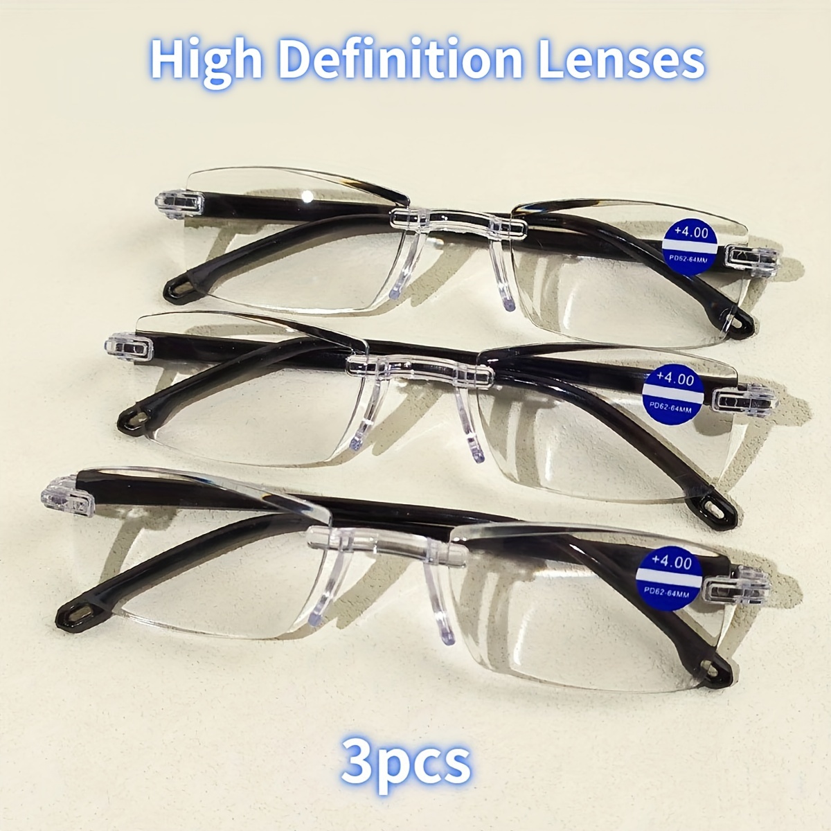 Makeup Glasses Lightweight Folding Single Lens