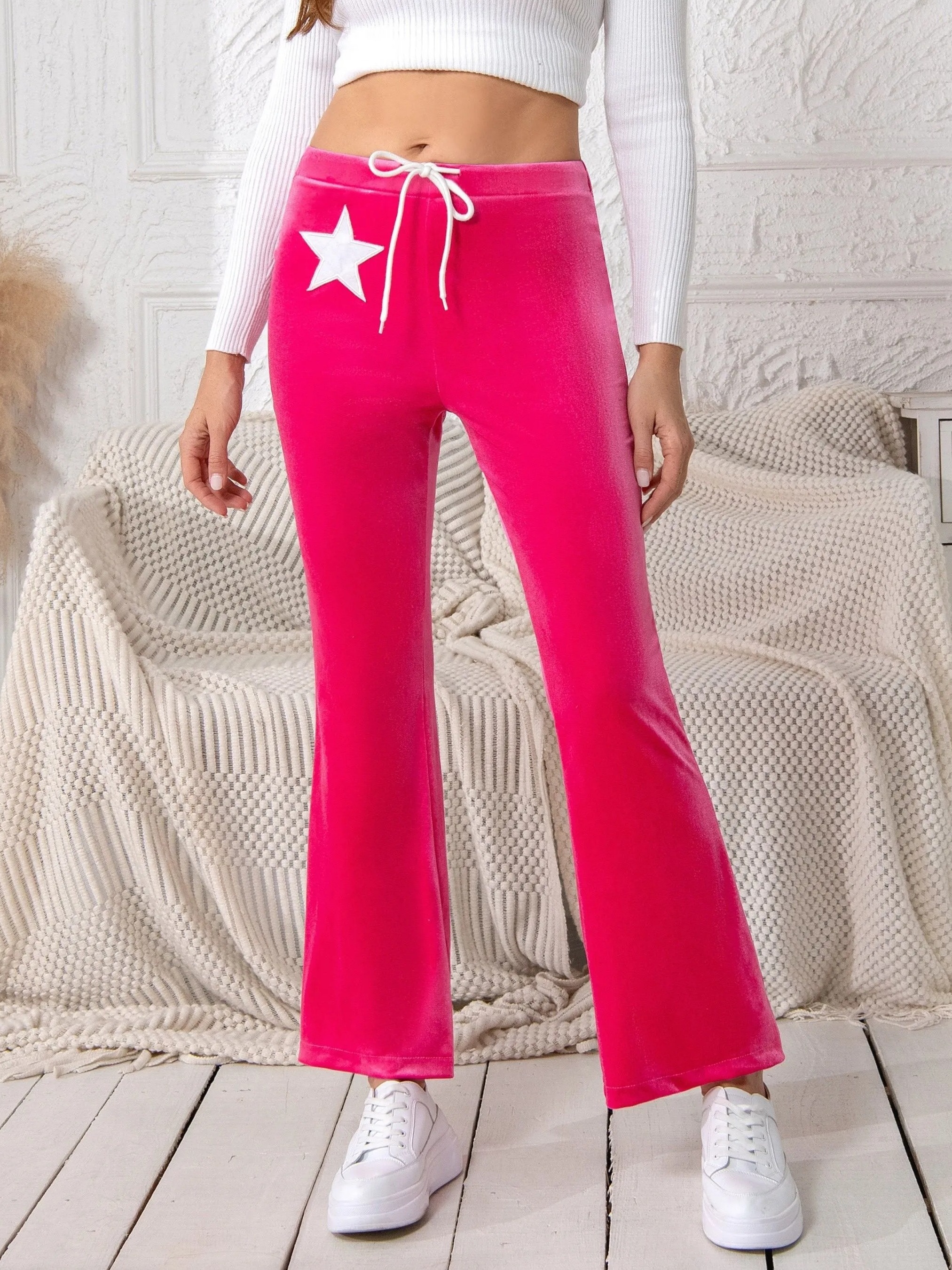 Victoria Secret Pink Sequin Leggings, Women's Fashion, Bottoms