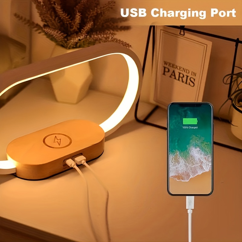 LAMPE DE BUREAU + STATION DE RECHARGE SANS FIL POUR SMARTPHONE