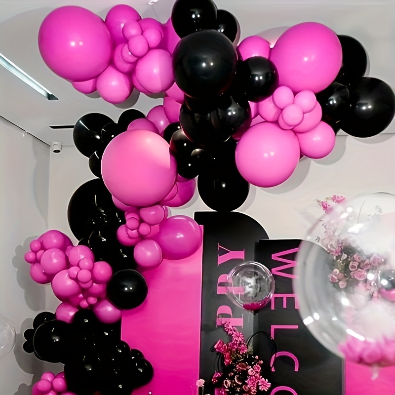 Hot Pink Balloons, 50 PCS 5 Inch, Dark Pink Balloons, Hot Pink Party  Decorations, Latex Balloons, Balloons for Arch Decoration, Balloons for  Birthday