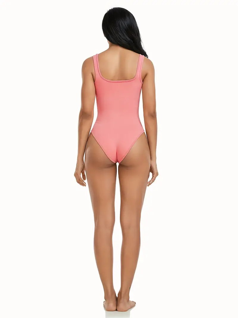 Women Seamless Tummy Control Bodysuit U neck Butt Lifting - Temu
