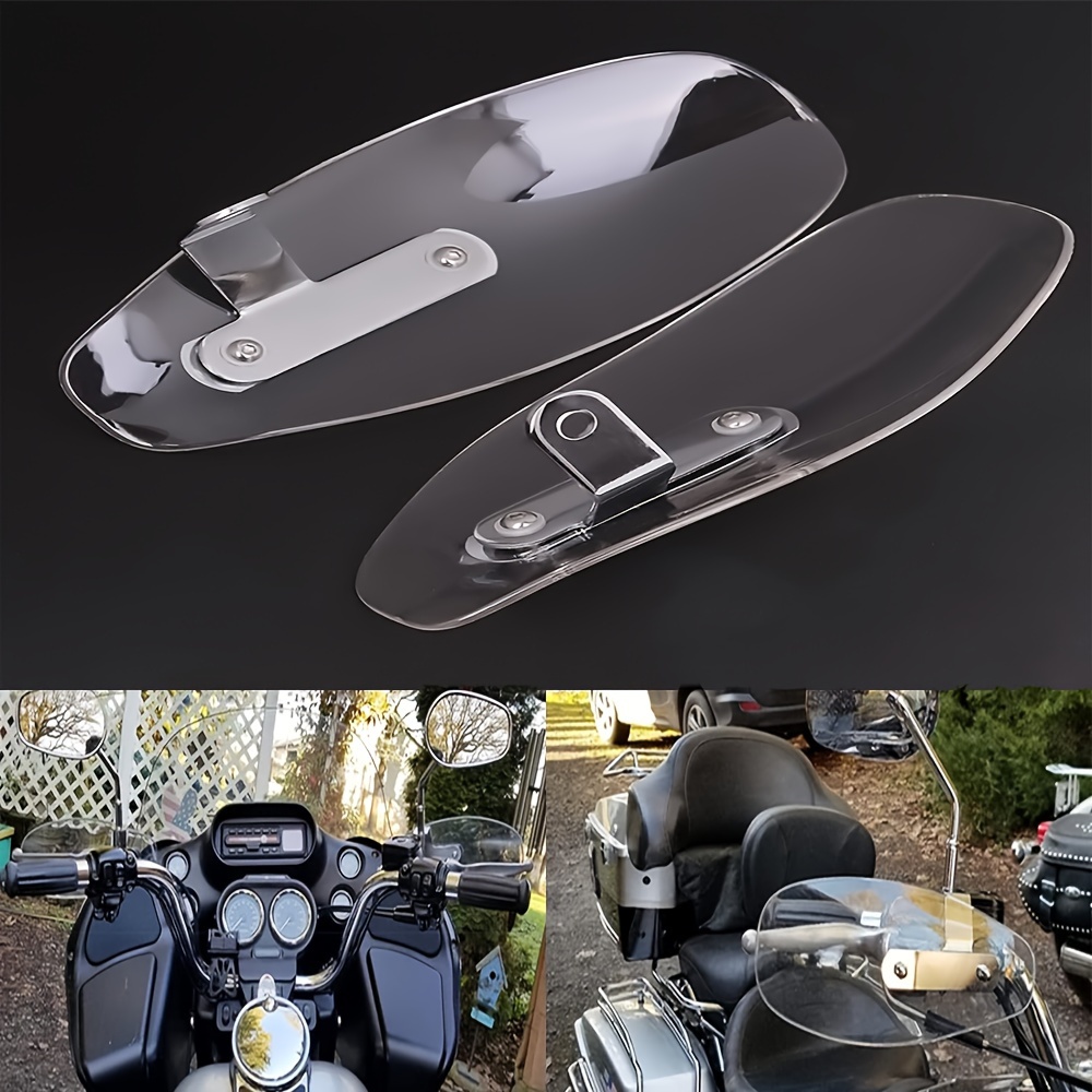 LED Motorcycle Handguards Motocross Universal Hand Guards Wind Protector For Suzuki Djebel For Yamaha Xvs 1100 For Transalp For Yamaha R6 2005 For R1200gs For X Adv (blue Light